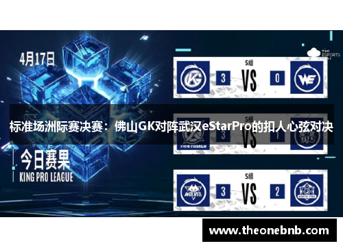 标准场洲际赛决赛：佛山GK对阵武汉eStarPro的扣人心弦对决
